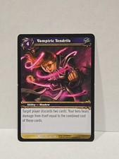 Vampiric Tendrils World Of Warcraft TCG Drums Of War Regular Common