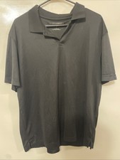 Saddlebred Men  s Dry Fit Polo - Black - Large