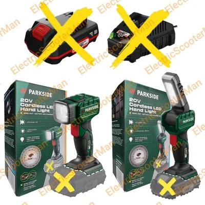 Antorcha de luz de mano LED inalámbrica Parkside 20V - Unidad desnuda - SIN batería ni cargador