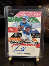 CONNER HARRELL 2025 LEAF HAPPY HOLIDAYS AUTO #BA-CH3 autograph