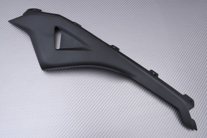 Écope réservoir droite noire en plastique pour Aprilia RS 125 2T 2006-2010