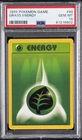 1999 POKEMON BASE SET UNLIMITED #99 GRASS ENERGY PSA 10