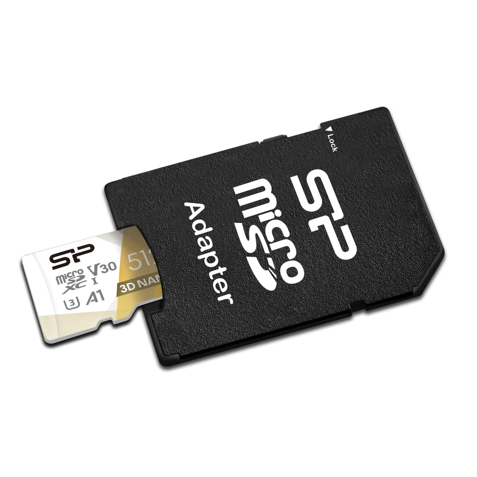 Silicon Power 512GB Micro SD Card U3 SDXC microsdxc High Speed MicroSD Memory... - Image 2 of 4