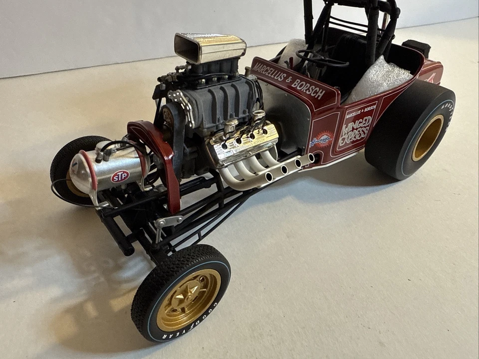 Precision Miniatures Marcellus & Borsch Winged Express 1:18 NHRA Race Dragster - Image 4 of 4