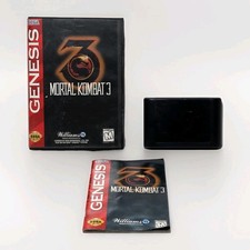 Mortal Kombat 3 Sega Genesis, 1995 CIB Manual - Please Read Dsc - Fast Ship