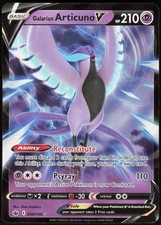 Galarian Articuno V 058/198 Holofoil UR SWSH06: Chilling Reign NM Pokemon