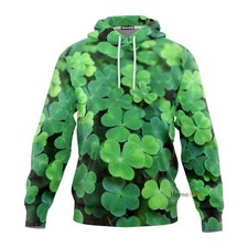 3D St Patricks Day Shamrock Custom Tshirt Hoodie QT303165Hf