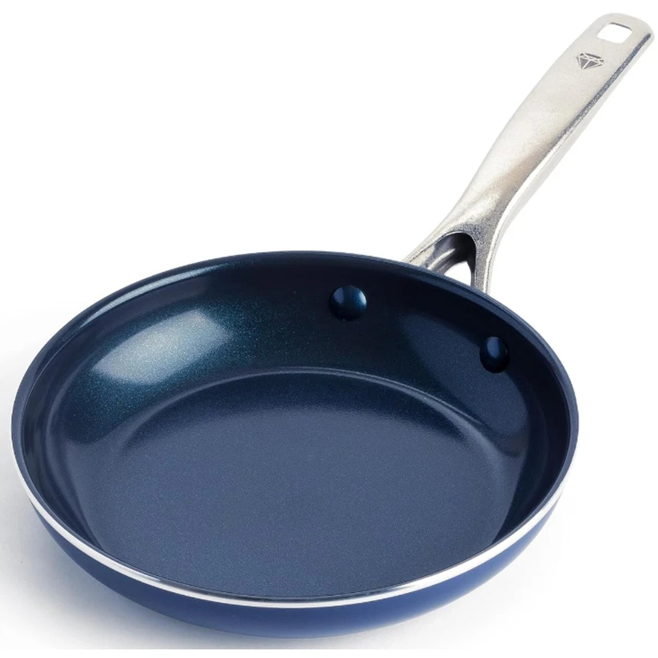 Blue Diamond Frying Pan Ceramic Non-Stick Large 20cm Skillet (Open Box)