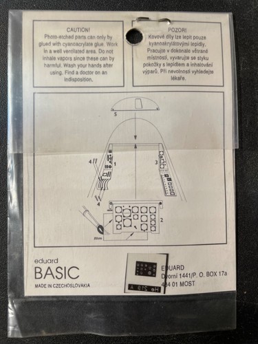 Eduard Basic HE 219 UHU 72-017 1/72 FS NEW Model Kit - Picture 2 of 2