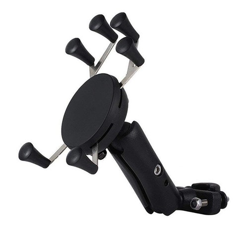 Universal X-Grip RAM Motorcycle Bike Car Mount USB Charger GPS Phone Holder NEW - Picture 8 of 12