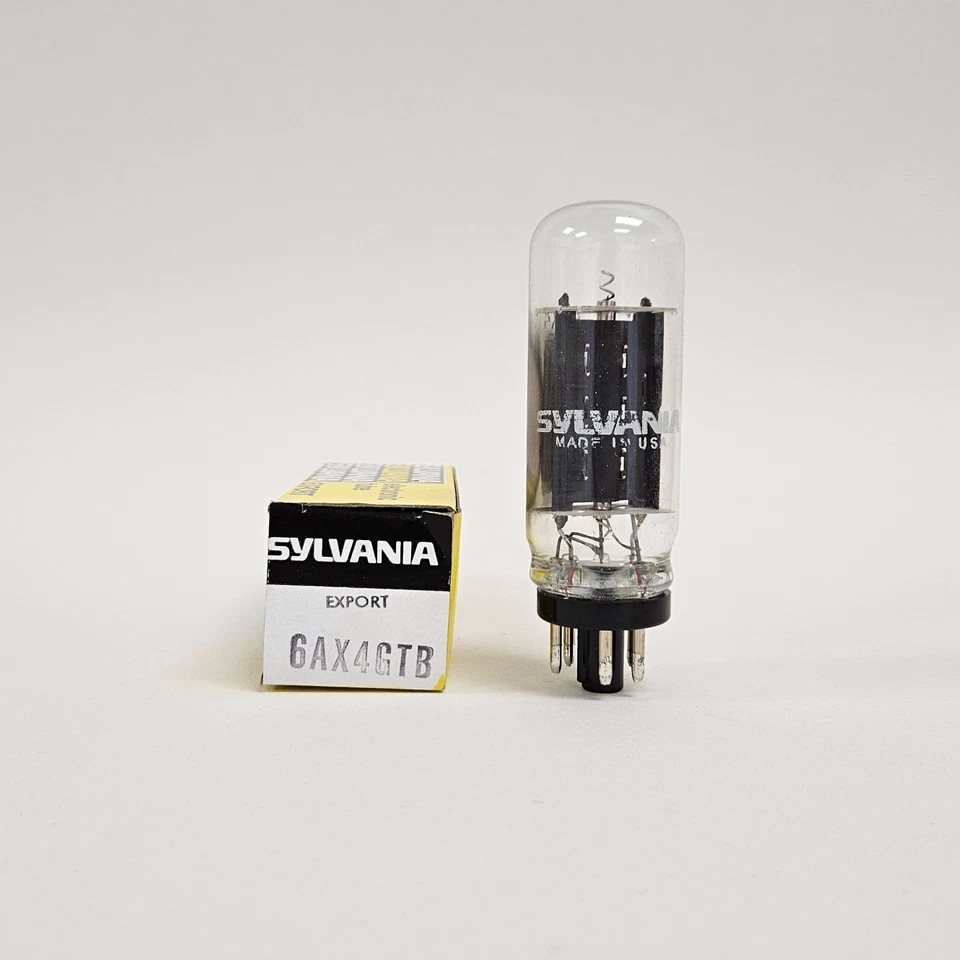 TUBO VALVOLA IN SCATOLA 6AX4GTB SYLVANIA NOS
