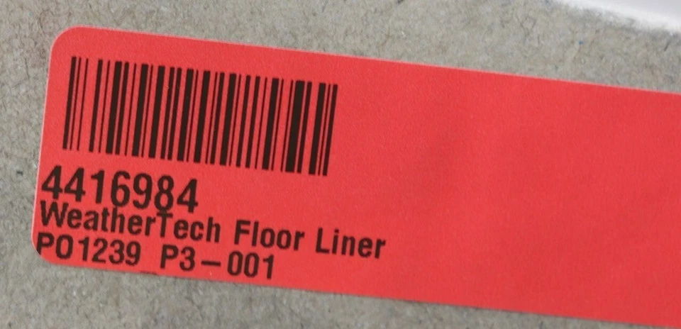 NUEVO revestimiento de piso para todo clima tercera fila negro 4416984 para Infiniti QX60 2022-2025 Foto 2 de 4