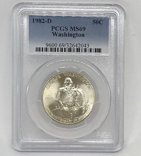 1982 D Washington Half Dollar PCGS MS69 *Rev Tye's* #204369 - Picture 2 of 4