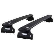 Thule Alu WingBar Evo Black Roof Bars for VW Passat Estate Mk9 24-26 Closed Rail