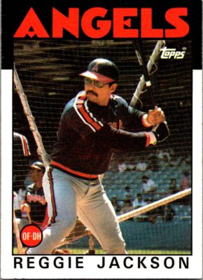 1986 Topps #700 Reggie Jackson