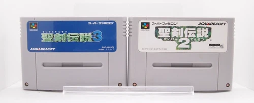 Secret of Mana & TRIALS of MANA Seiken Densetsu 1 & 2 Set of 2 SNES Japanese