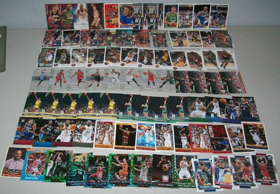 2 ROW SHOE BOX OF BASKETBALL OLD TRADING CARDS & PICTURES LOT088 eBay