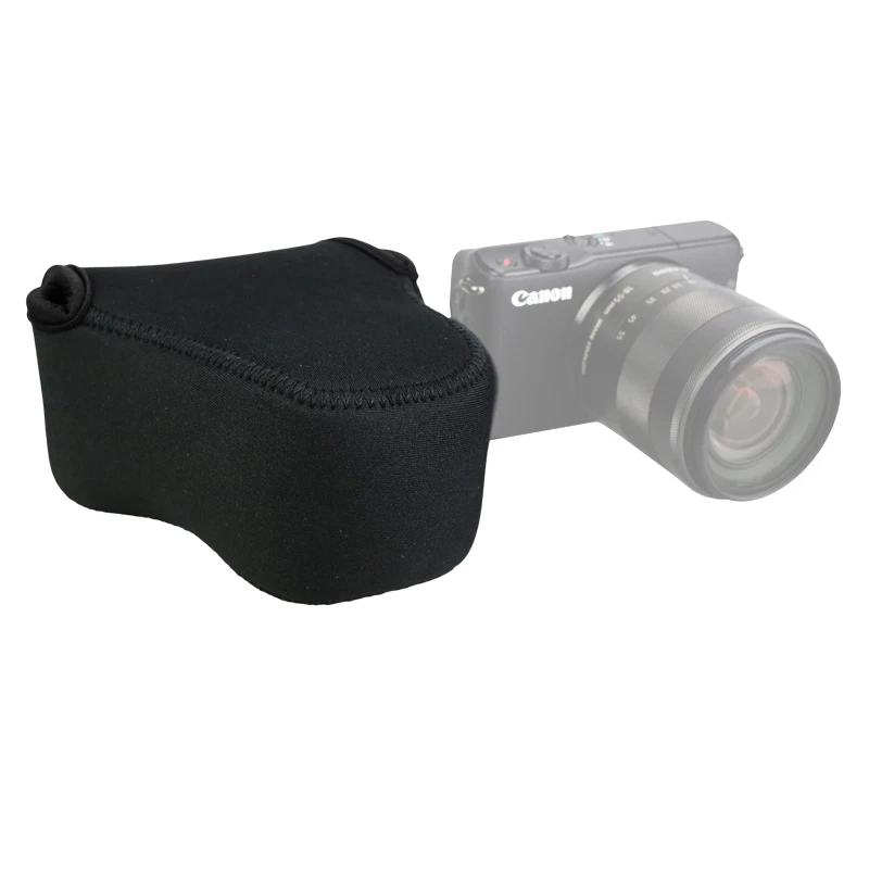 JJC Neoprene Camera Case Bag Pouch Cover For Canon EOS M2 M3 M10+18-55mm 15-45mm - Image 2 of 4