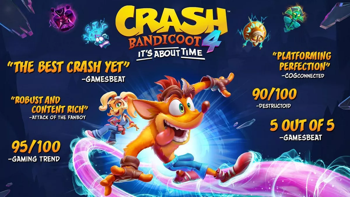 Crash Bandicoot 4: It's About Time - PS4 y PS5