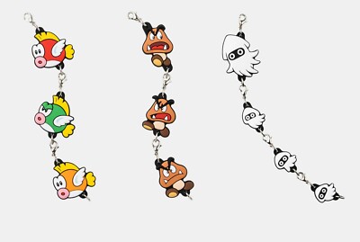 Y357 Nintendo Super Mario Connecting Rubber Strap select
