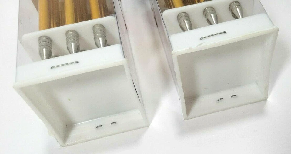 Tornillos de flechas de ballesta MTech DX A6 punta de metal eje de aluminio dorado 6 3/8" LOTE DE 2 Foto 2 de 3