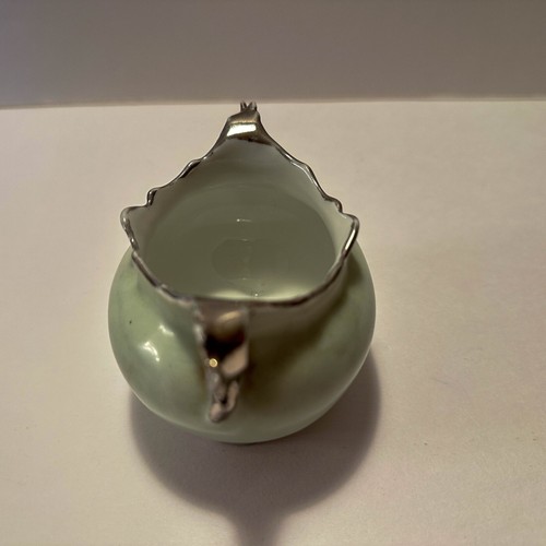 Cuenco de porcelana vintage Viena Austria P.H. (?) Borde dorado pintado a mano - Imagen 6 de 12