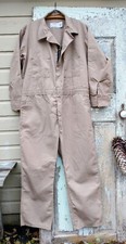 Unitog NEW VINTAGE Union Made USA Overall Coverall Jumpsuit 50 Reg NOS Lt Brown
