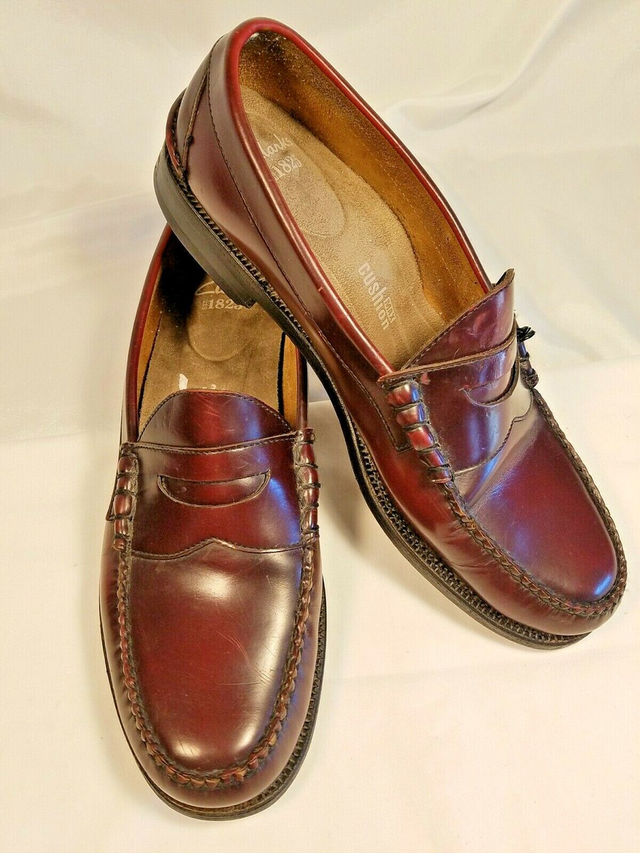 Johnston Murphy Penny Loafer Leather Burgundy Casual Slip On  display picture 1