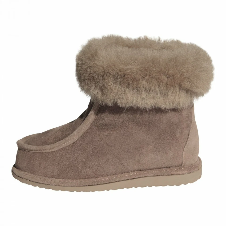 Damen & Lammfell Hausschuhe Adam Fellschuhe Lederschuhe warme Hüttenschuhe  - Bild 2 von 4