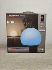 Monster Smart Portable LED Orb Ball Light Multi-Color Indoor Illuminessence