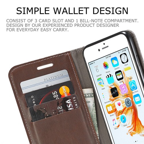 Luxury Canvas Leather Magnetic Wallet Card Flip Stand Case Cover For Cell Phones - Picture 34 of 39