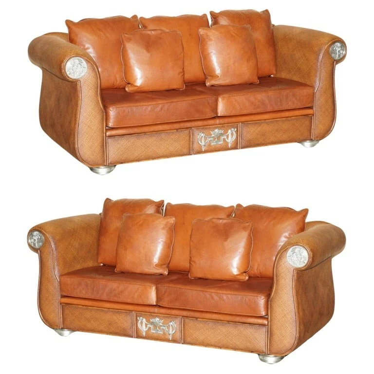 Thomasville leather cheap
