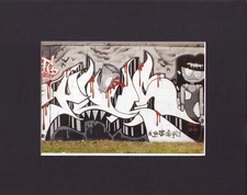 8X10" Matted Print Graffiti Street Art Picture: by Poise, from Australia
