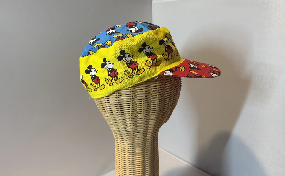 Gorra Mickey Mouse Walt Disney Vintage Años 80 Multicolor Pintores por Drew Pearson Foto 2 de 4