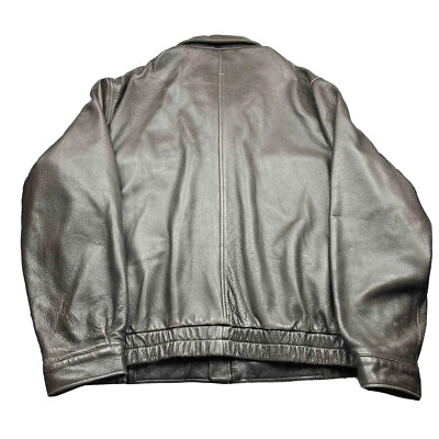 Eddie Bauer Legend Journeyman Bomber Leather Jacket Size XL Eddie Bauer Legend Journeyman Bomber Leather Jacket Size XL