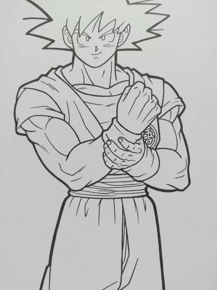 Dragon Ball Z Goku Coloring Pages 