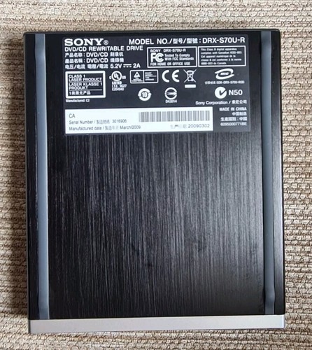 Sony DRX-S70U-R schmales tragbares wiederbeschreibbares Laufwerk - Bild 5 von 7