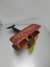 New ListingGirard Marx Tin Toy Airplane Vintage Wind-up Plane