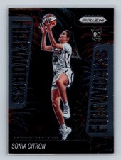2025 Panini Prizm WNBA #15 Sonia Citron Fireworks RC