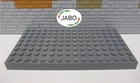 (C 13) LEGO Plate 4204 New Dark Gray 8x16 Buildable on Both Sides 7785 8781 4752