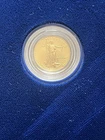 A 1991-P 1/10 Oz American Gold Eagle Proof $5 Coin In OGP COA
