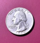 1964 WASHINGTON SILVER QUARTER  COIN
