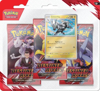 【海外版ポケカ】Destined Rivals セット Pokémon Scarlet & Violet: Destined Rivals - 3 Pack Blister Pack