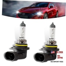 9006 Halogen Car Bulbs, 12V 55W Precise Filament Super Bright 2 PCS White 9006