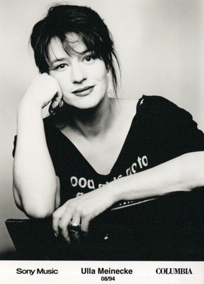 Ulla Meinecke Photo Original Black And White Press Rebel Promotion August 1994