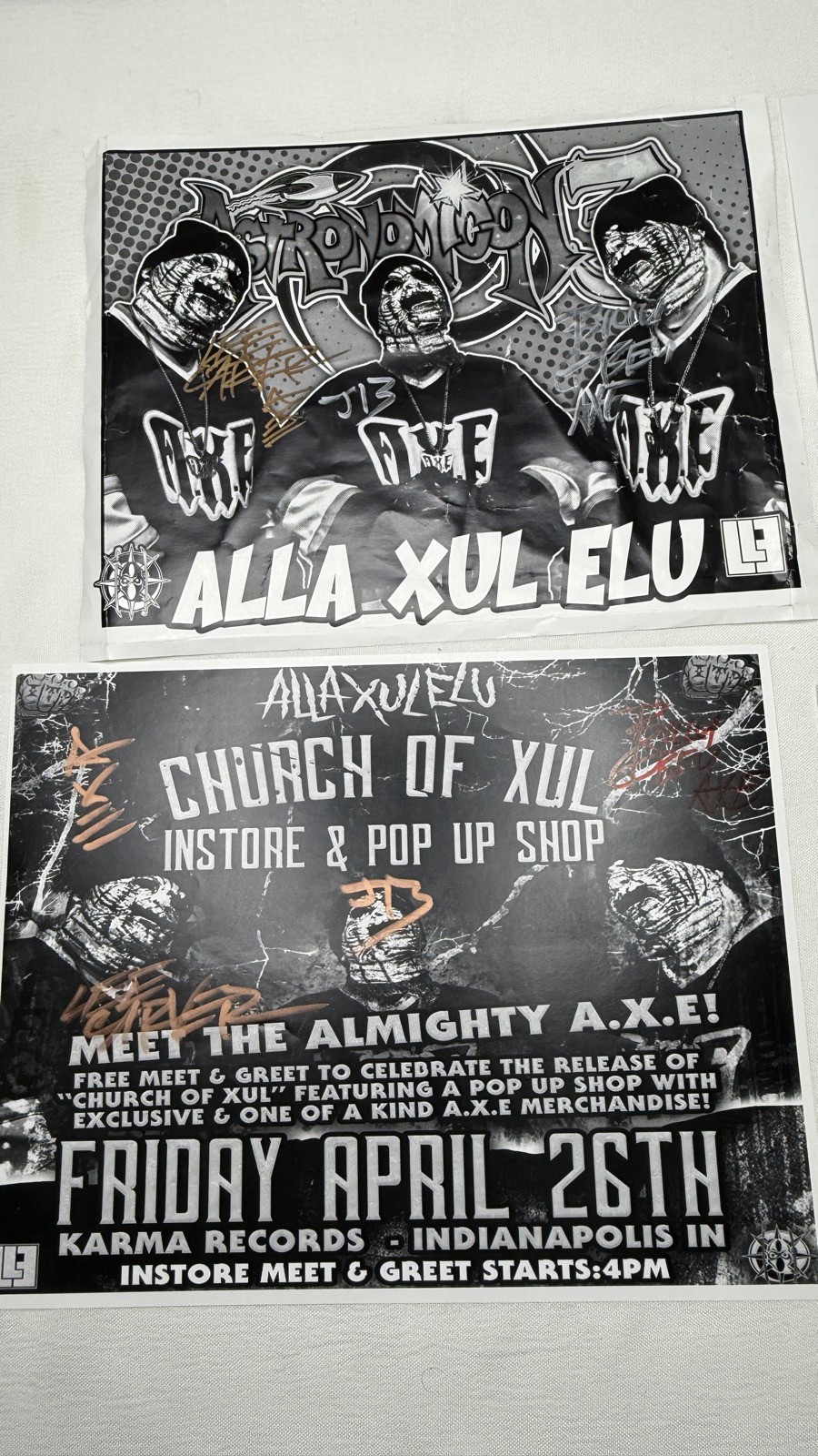 Alla Xul Elu Signed Promo Flat Lot LLE AXE