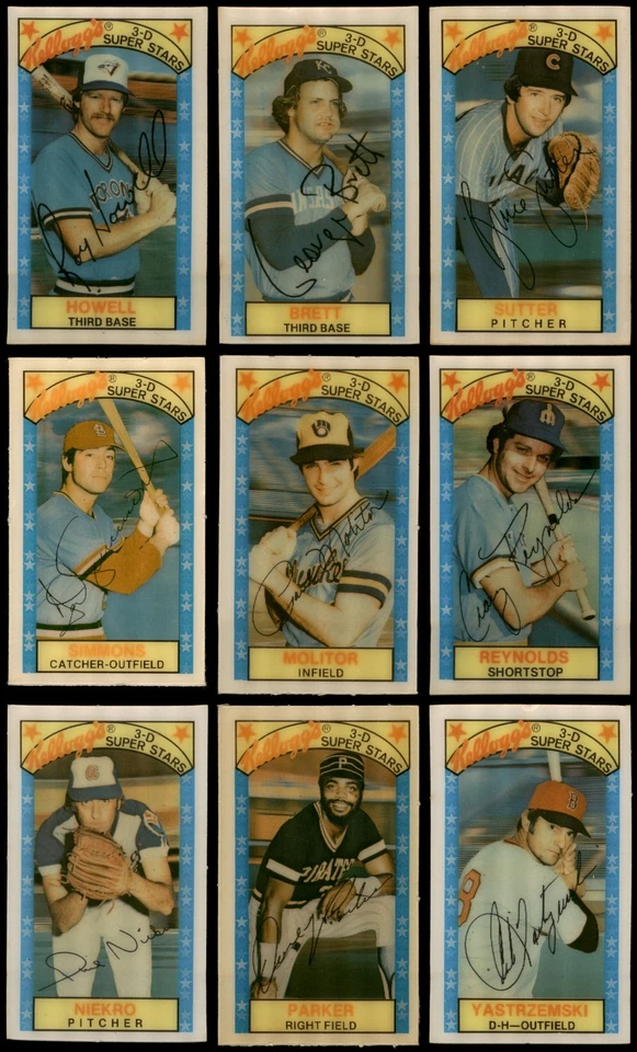 Juego completo de béisbol Kelloggs 1979 7 - casi nuevo 6874085 Foto 2 de 4