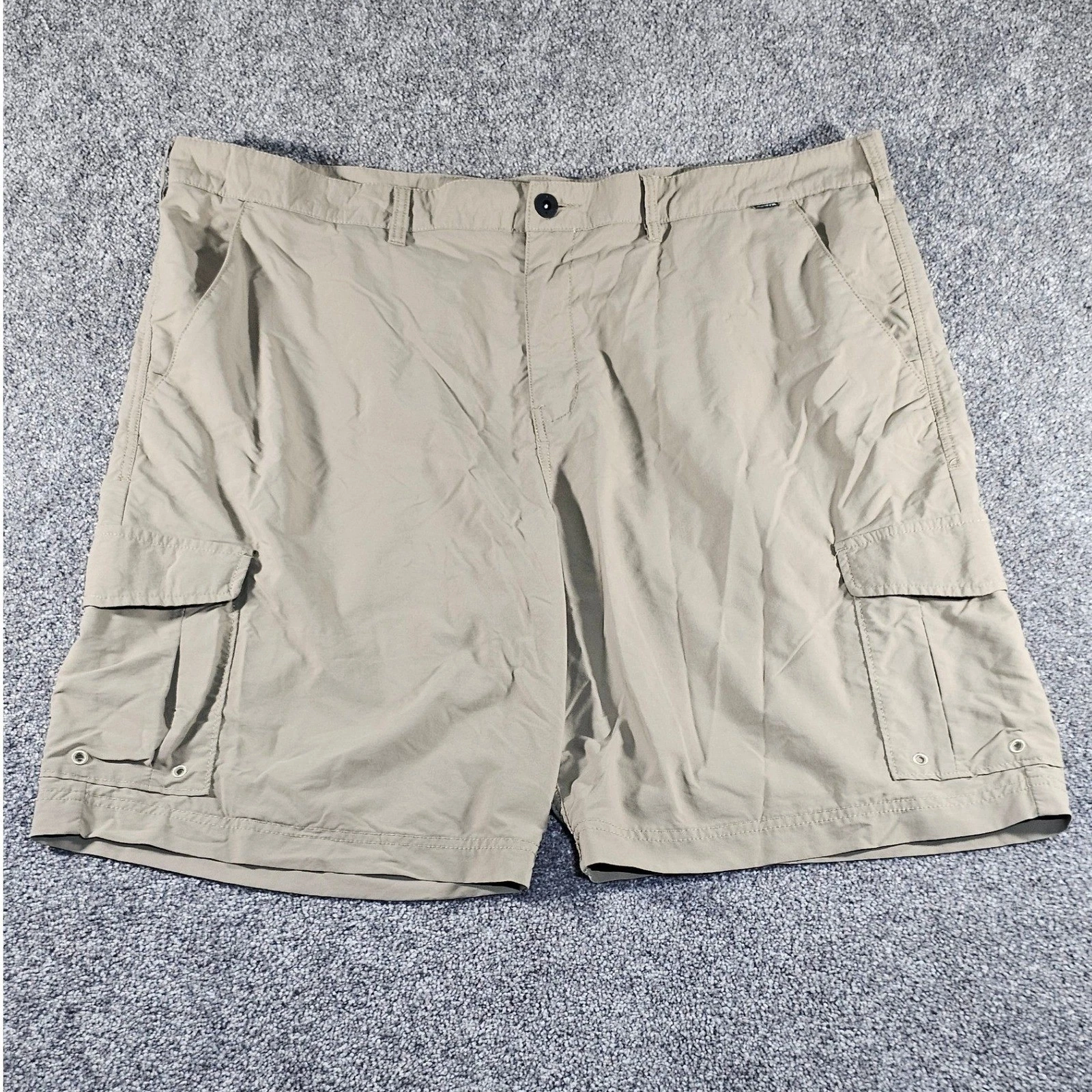 Hurley Cargo Shorts Mens 44 Khaki Tan Nike Dri-FIT Stretch MWS0002470