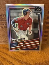 2026 Panini Stars & Stripes Refractor Jacob Seamon