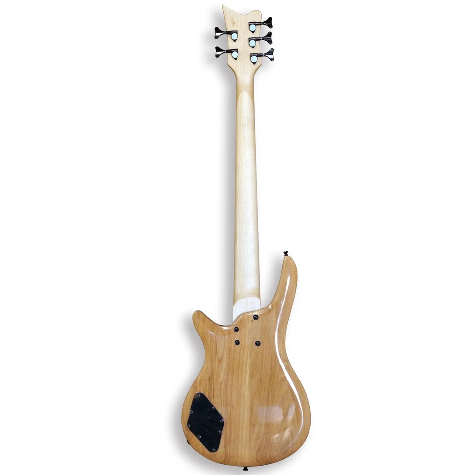 Bajo eléctrico de 5 cuerdas sin trastes_en mástil de arce, cuerpo de tilo Foto 3 de 4